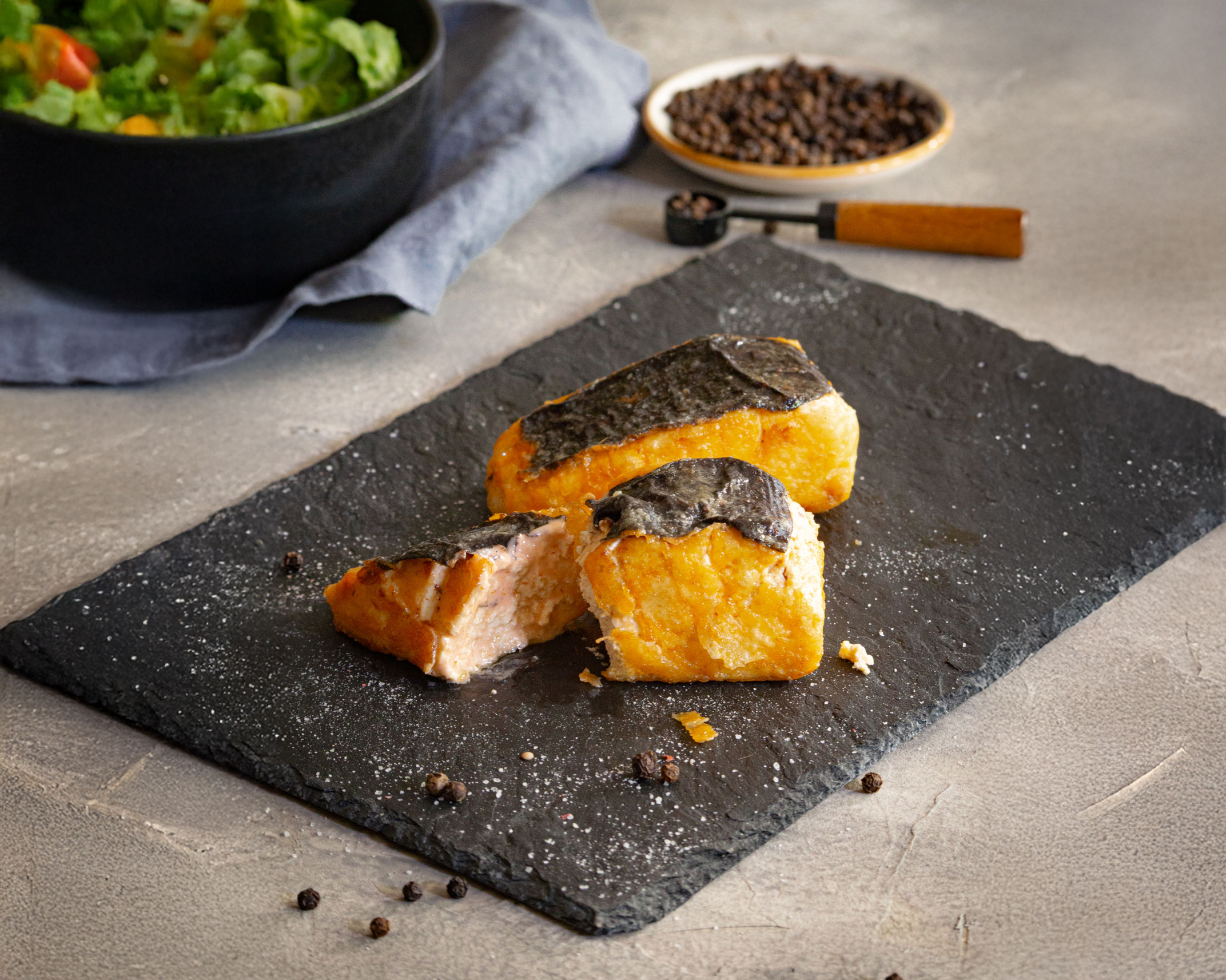 Veganer Lachs vom Grill