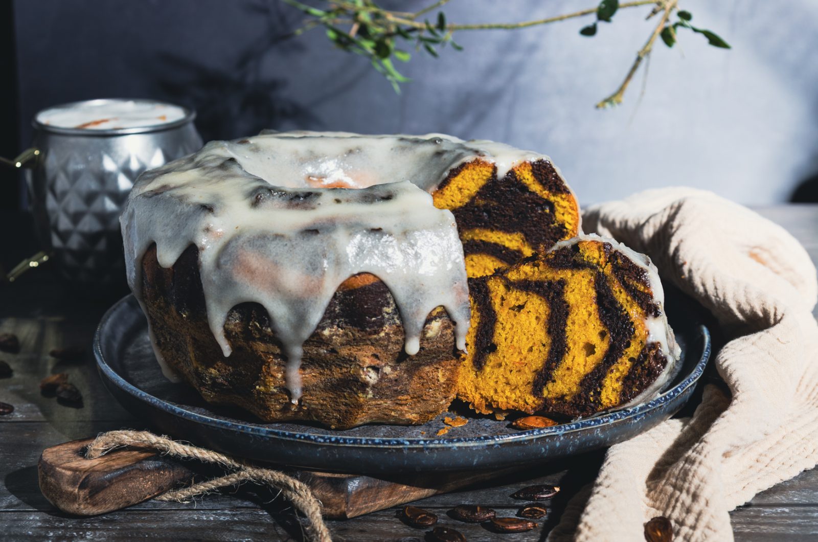 Kürbis-Marmorkuchen