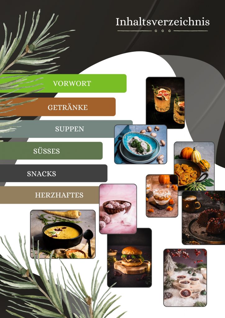 Inhaltsverzeichnis Winterküche Kochbuch by vegancreation