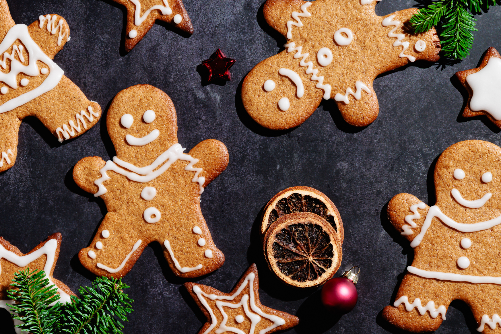 Vegane Lebkuchenmännchen