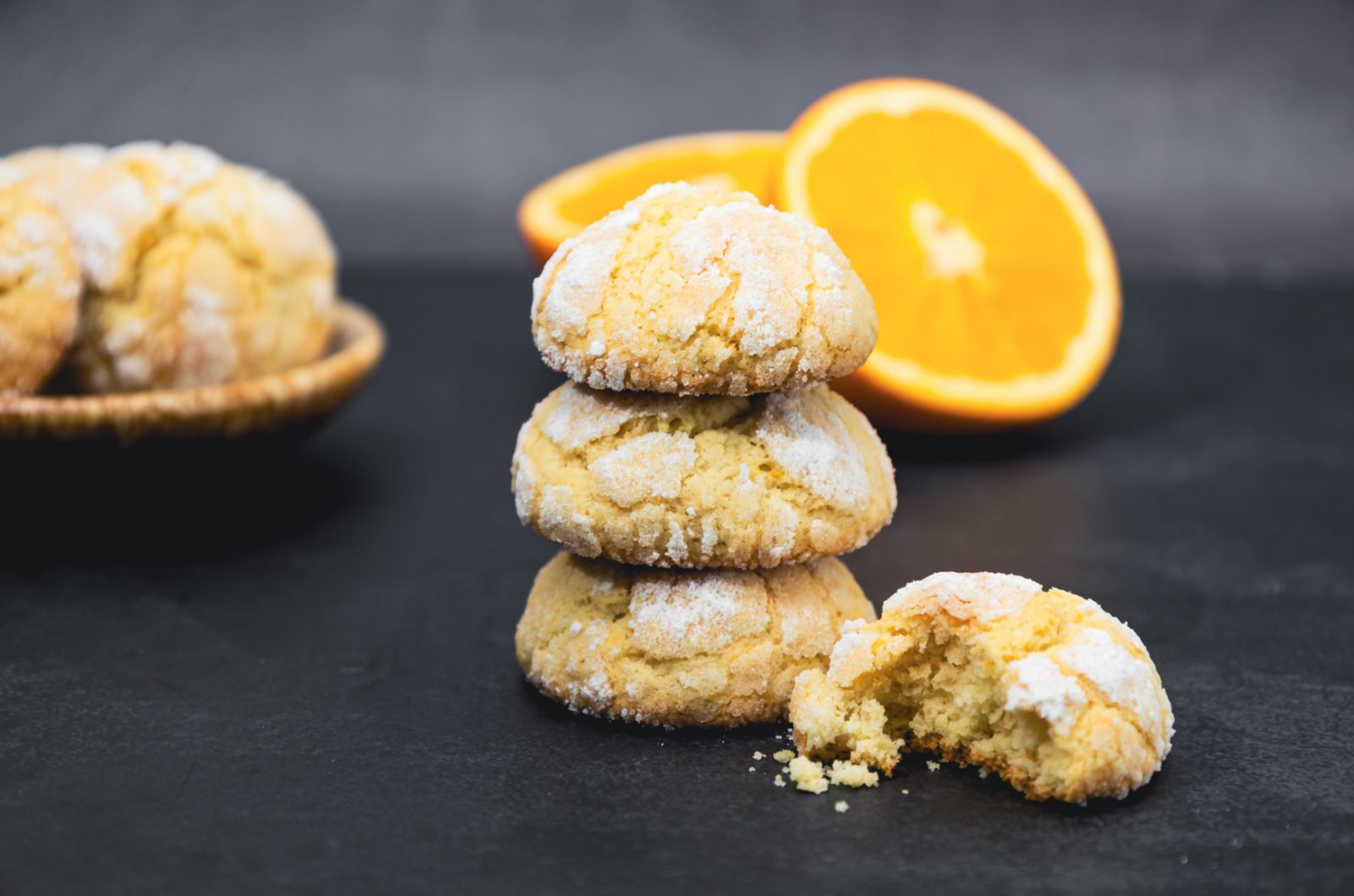 Saftige Orangenplätzchen