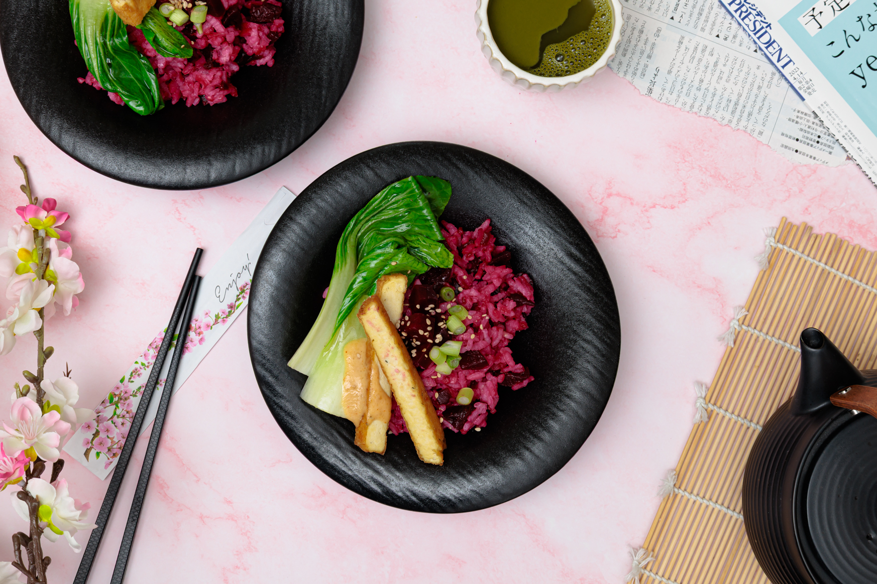 Japanische Blütenzauber-Bowl