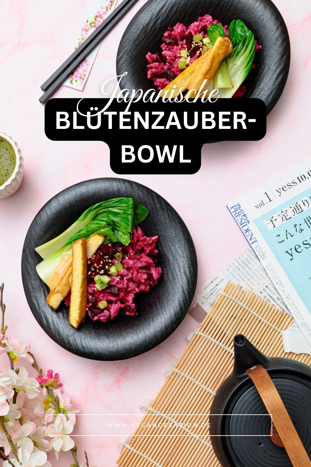 Japanische Blütenzauber Bowl