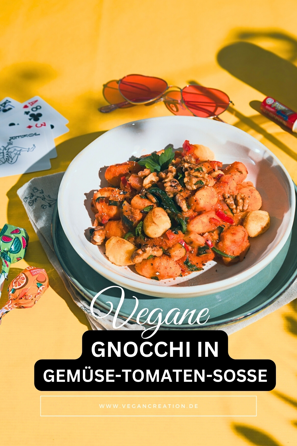 Gnocchi in Gemüse-Tomaten-Soße_vegancreation Foodblog