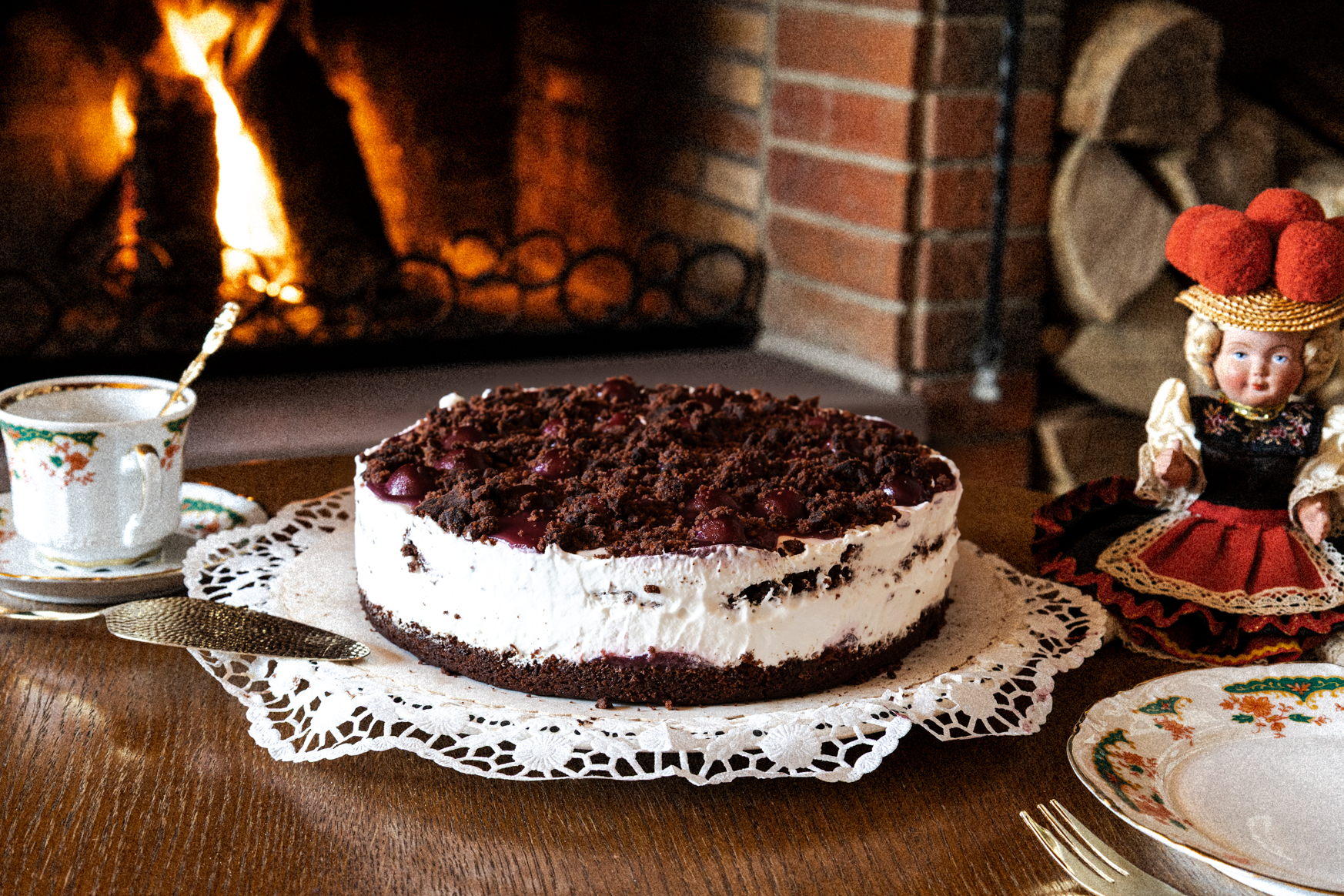 Vegane Schwarzwälder Kirschtorte
